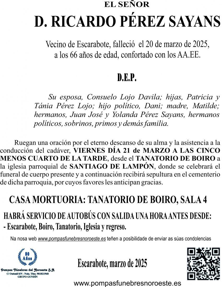 25 03 ESQUELA    ricardo perez sayans