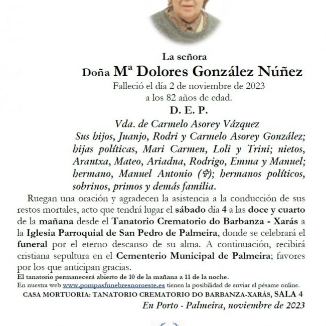 González Núñez Mª Dolores