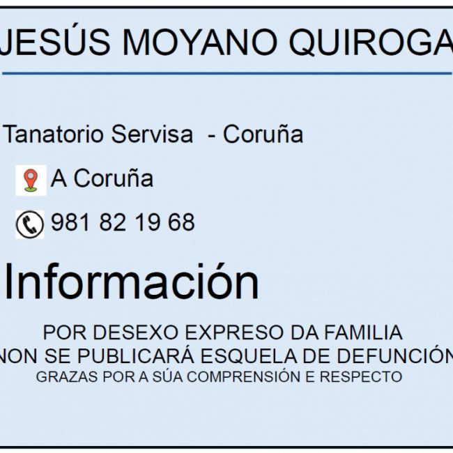 JESUS MOYANO QUIROGA