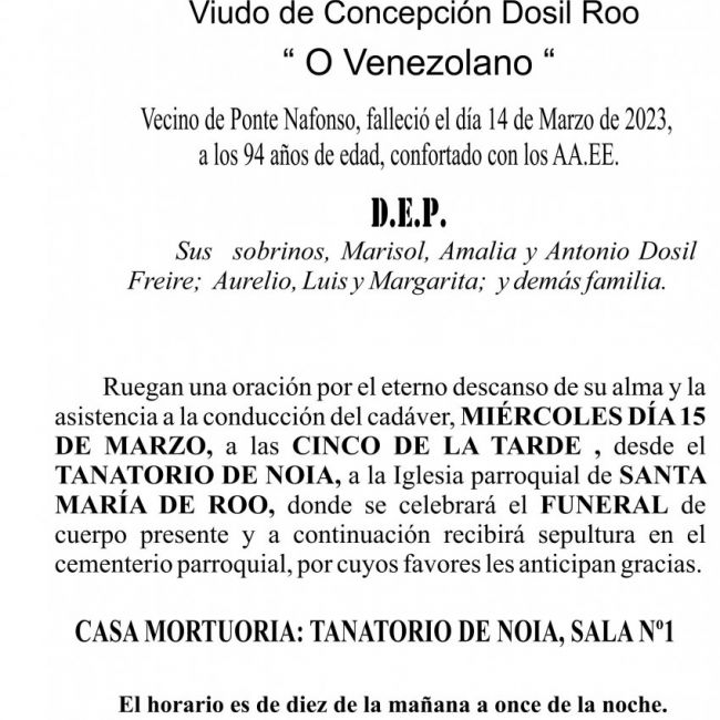 23 03 ESQUELA   Guillermo Fernández Nieto