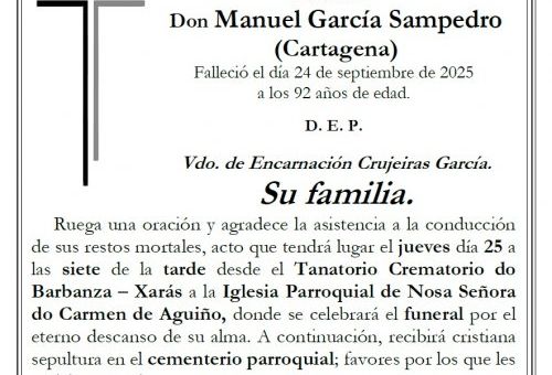 Garcia Sampedro, Manuel