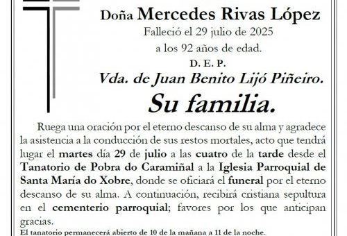 Rivas Lopez, Mercedes