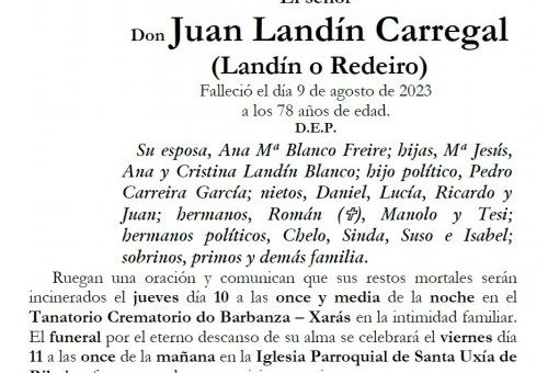 Landín Carregal, Juan