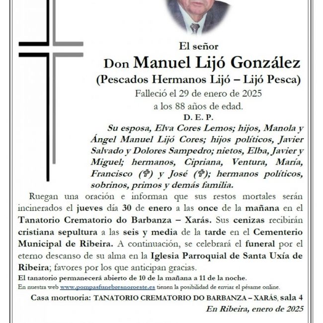 Lijo Gonzalez, Manuel