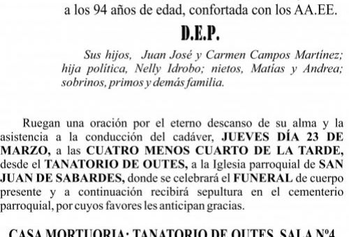 23 02  ESQUELA   MARIA MARTINEZ BERMUDEZ