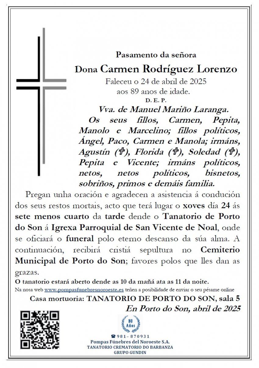 Rodriguez Lorenzo, Carmen