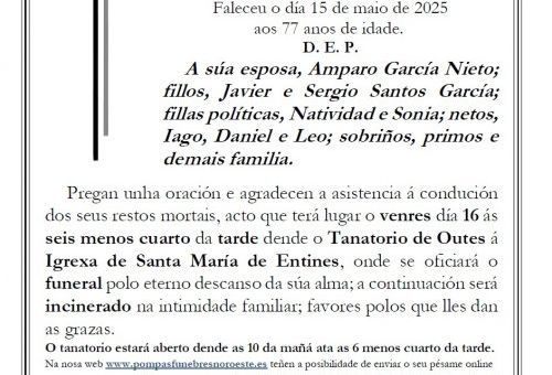 Benigno Santos Ponte esquela web