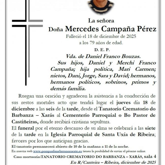 Campaña Perez, Mercedes