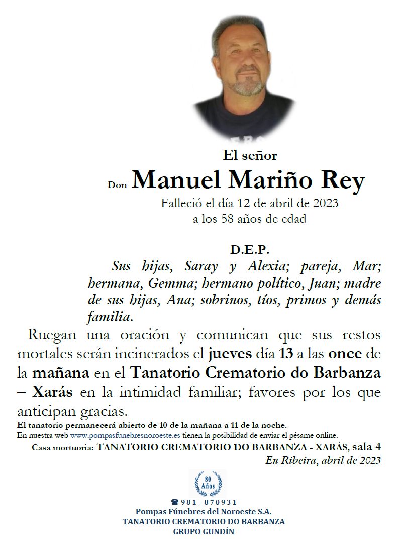 manuel mariño rey jueves
