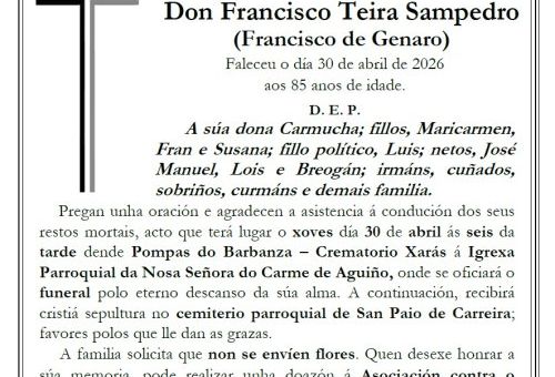 Teira Sampedro, Francisco