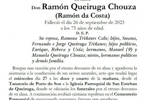 Queiruga Chouza, Ramon
