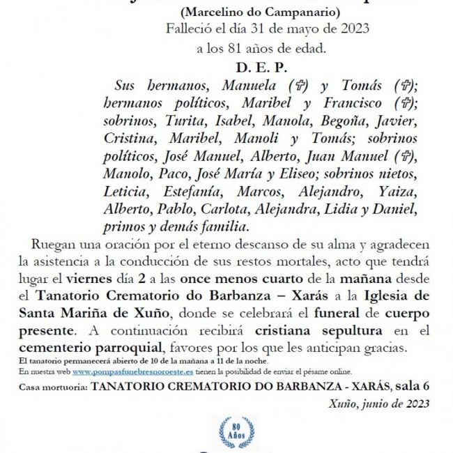 Sanlés Sampedro, José Marcelino