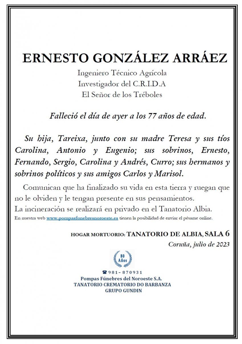 Gonzalez Arraez, Ernesto