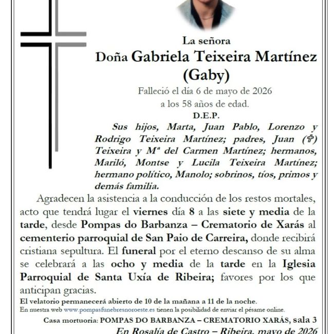 Teixeira Martinez, Gabriela