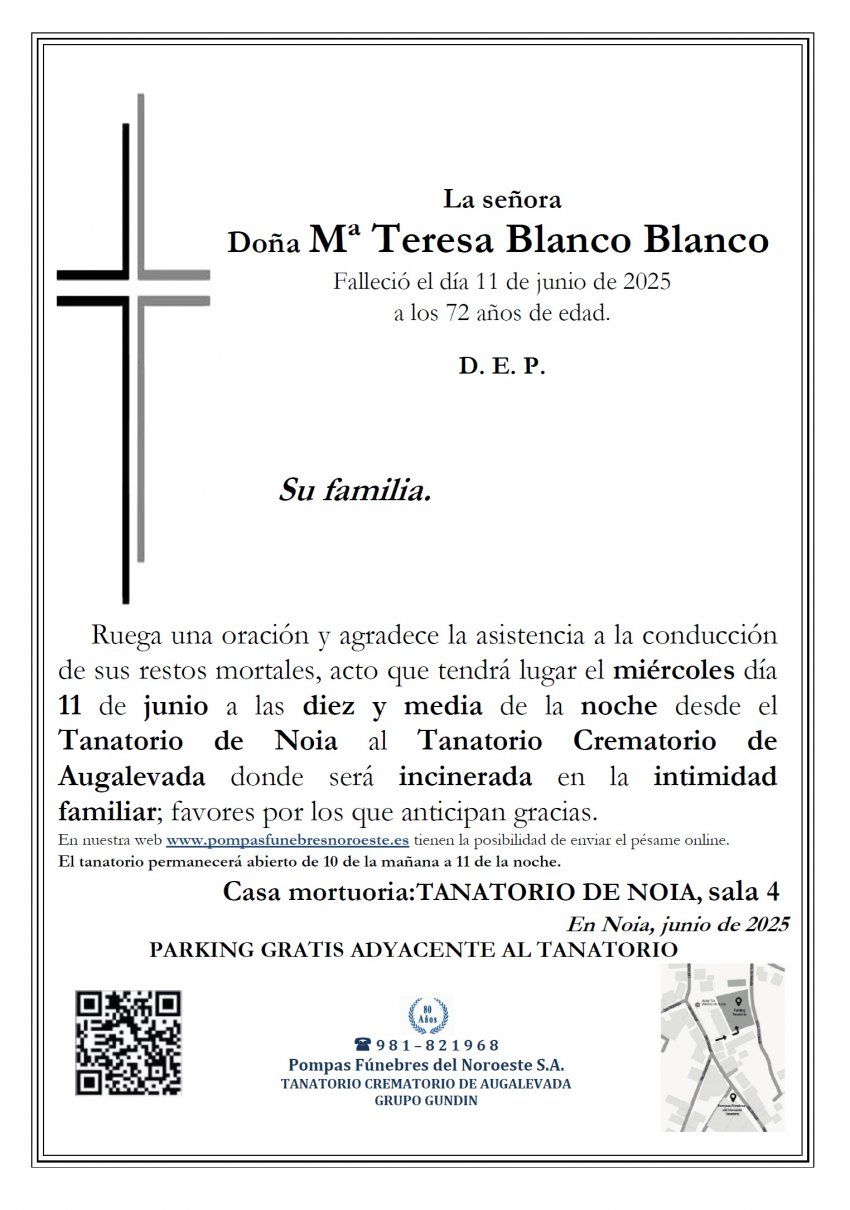 Mª Teresa Blanco Blanco