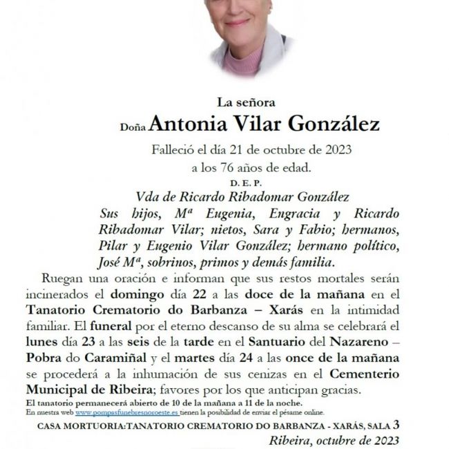 Antonia Vilar González