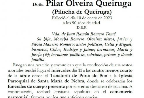 Olveira Queiruga, Pilar