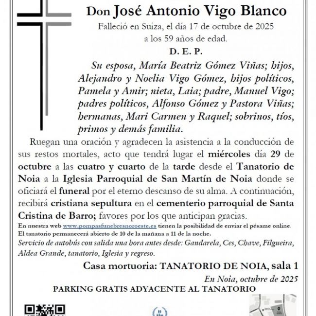 Vigo Blanco, Jose Antonio
