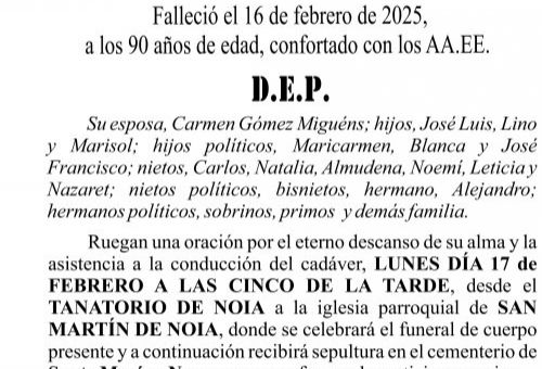 Esquela AZUL 25 Alfonso González Teira