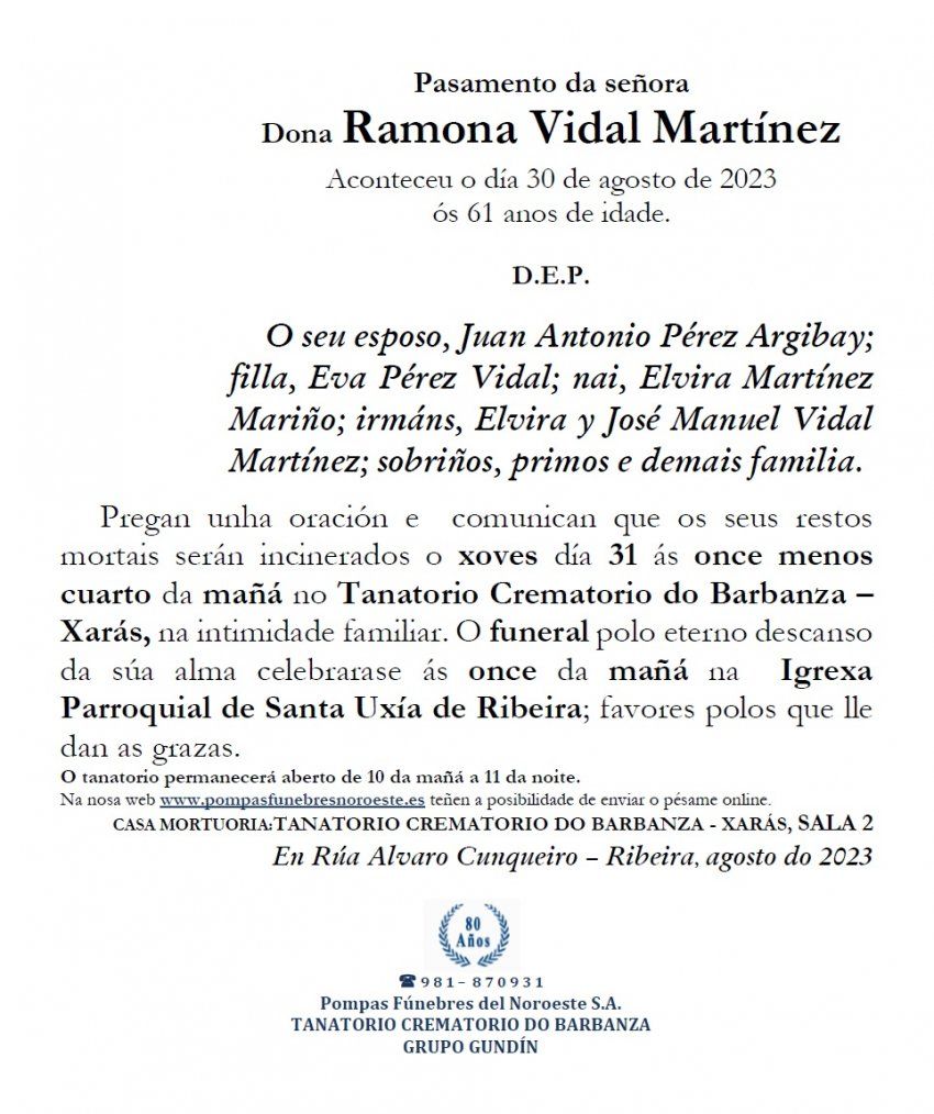 Vida Martinez, Ramona