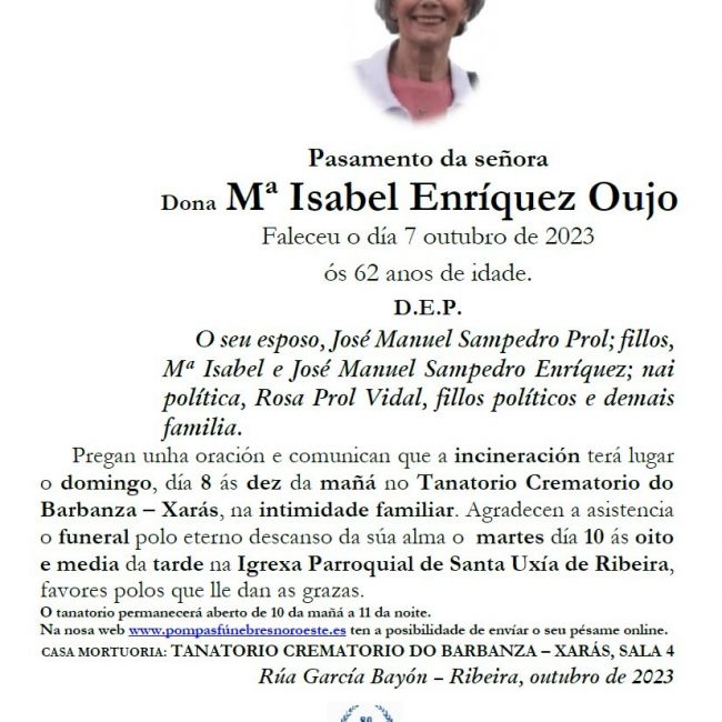 María Isabel Enríquez Oujo