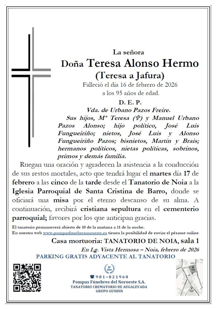 Alonso Hermo, Teresa
