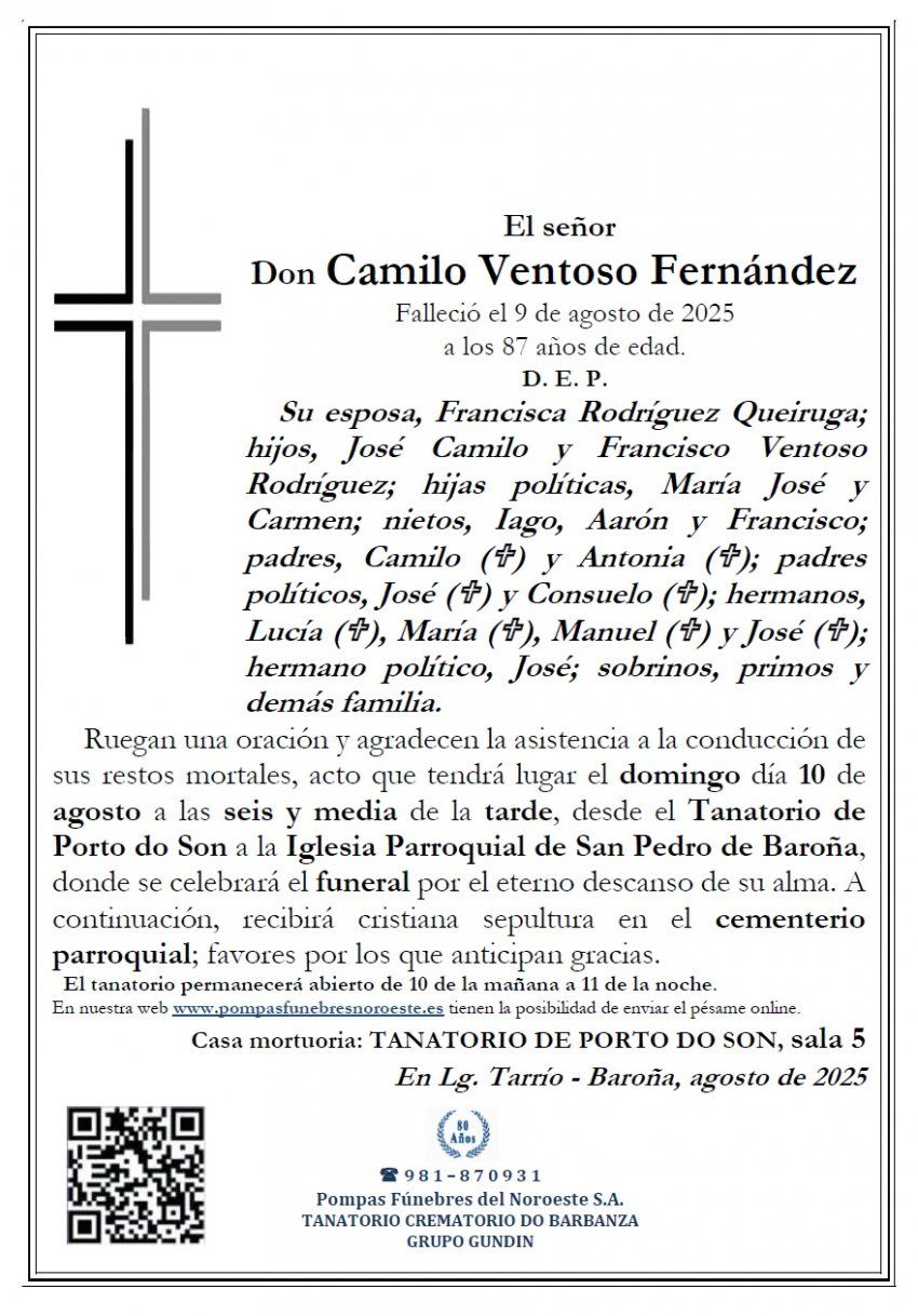 Ventoso Fernandez, Camilo