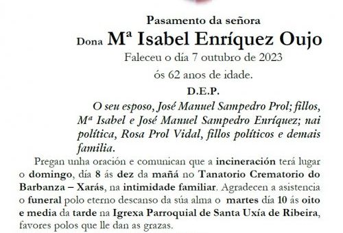 María Isabel Enríquez Oujo