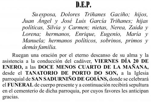 23 01 ESQUELA   Juan García González