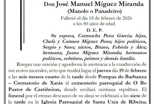 Miguez Miranda, Jose manuel