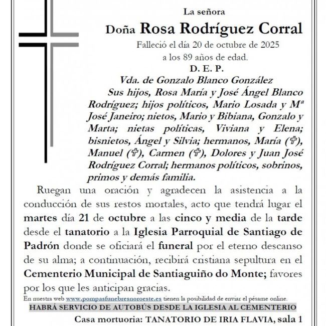 rodriguez corral. rosa