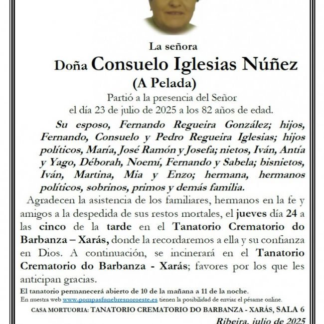 Iglesias Nuñez, Consuelo
