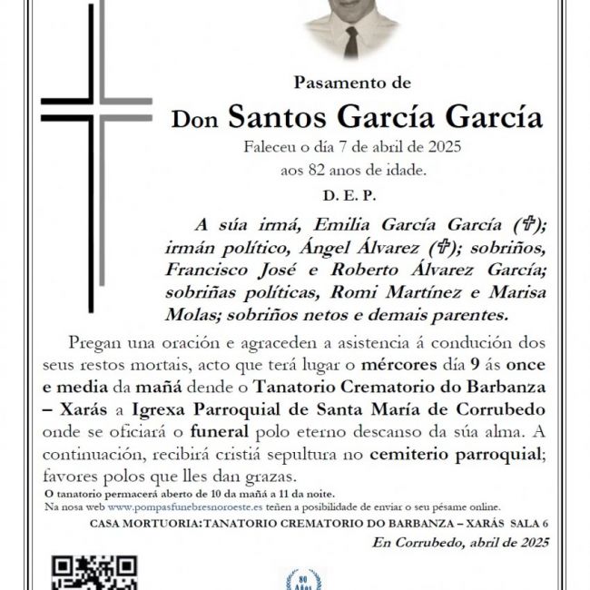 García García, Santos