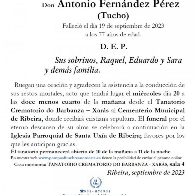 Fernández Pérez, Antonio