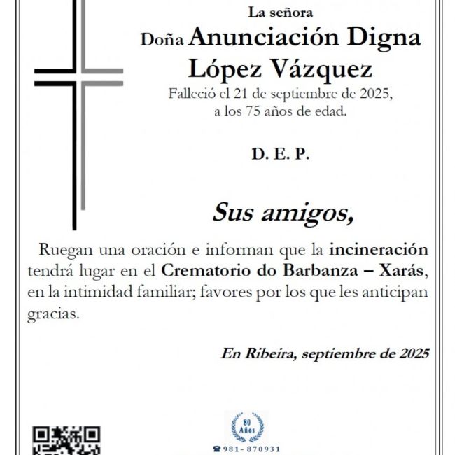 Lopez Vazquez, Anunciacion Digna