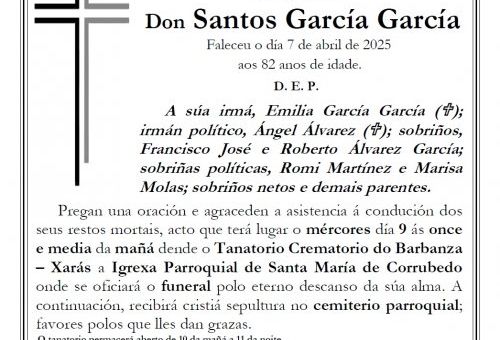 García García, Santos