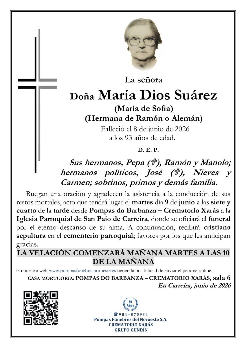 esquela Xaras María Dios Suarez (1)