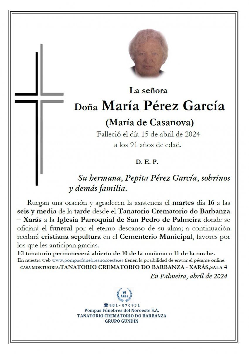 Pérez García, María