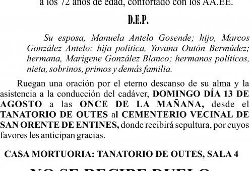 08 23 Esquela, Antonio González Blanco