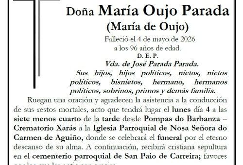Oujo Parada, Maria