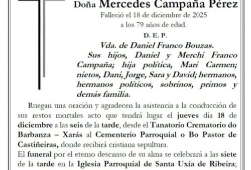 Campaña Perez, Mercedes