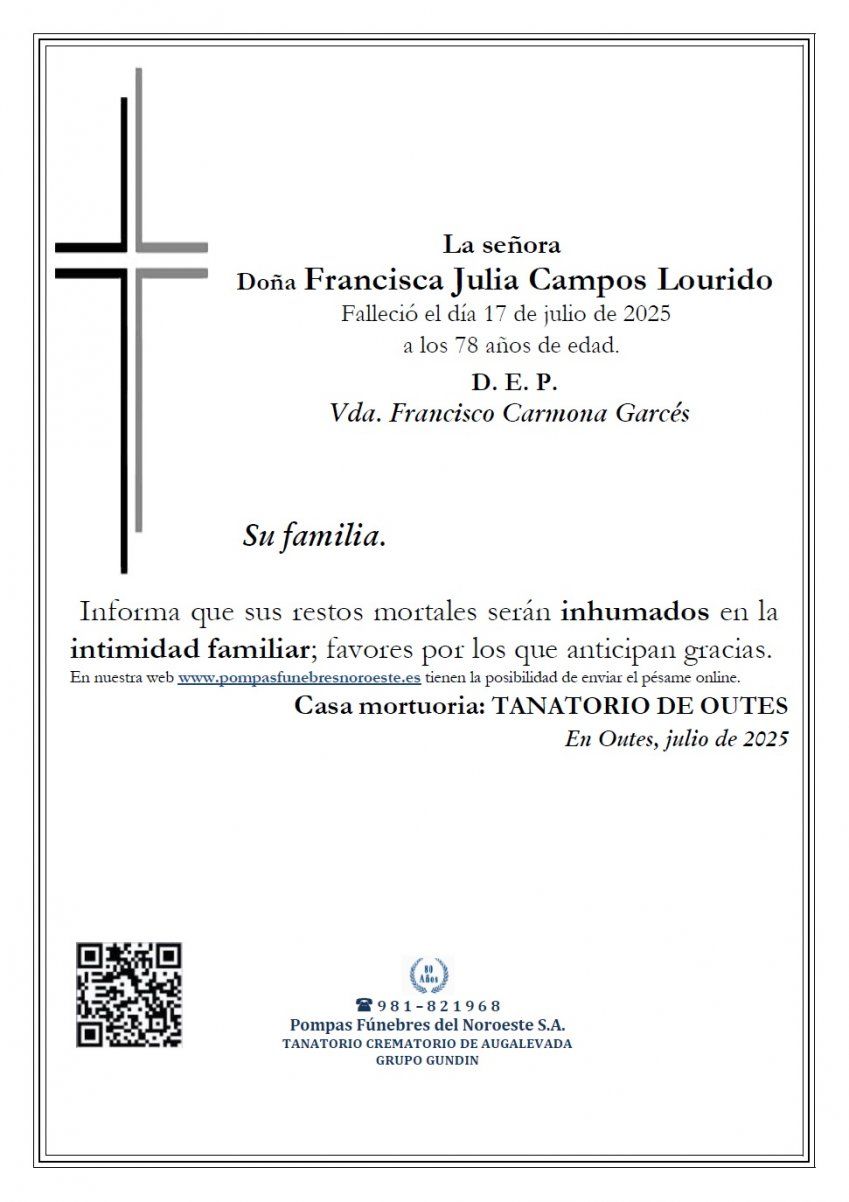 Francisca Julia Campos Lourido web