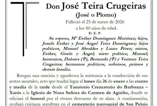 Teira Crugeiras, Jose