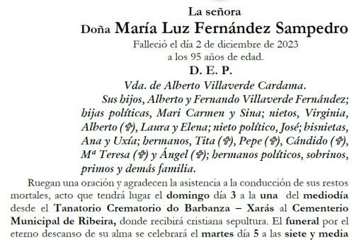 Fernández Sampedro, María Luz