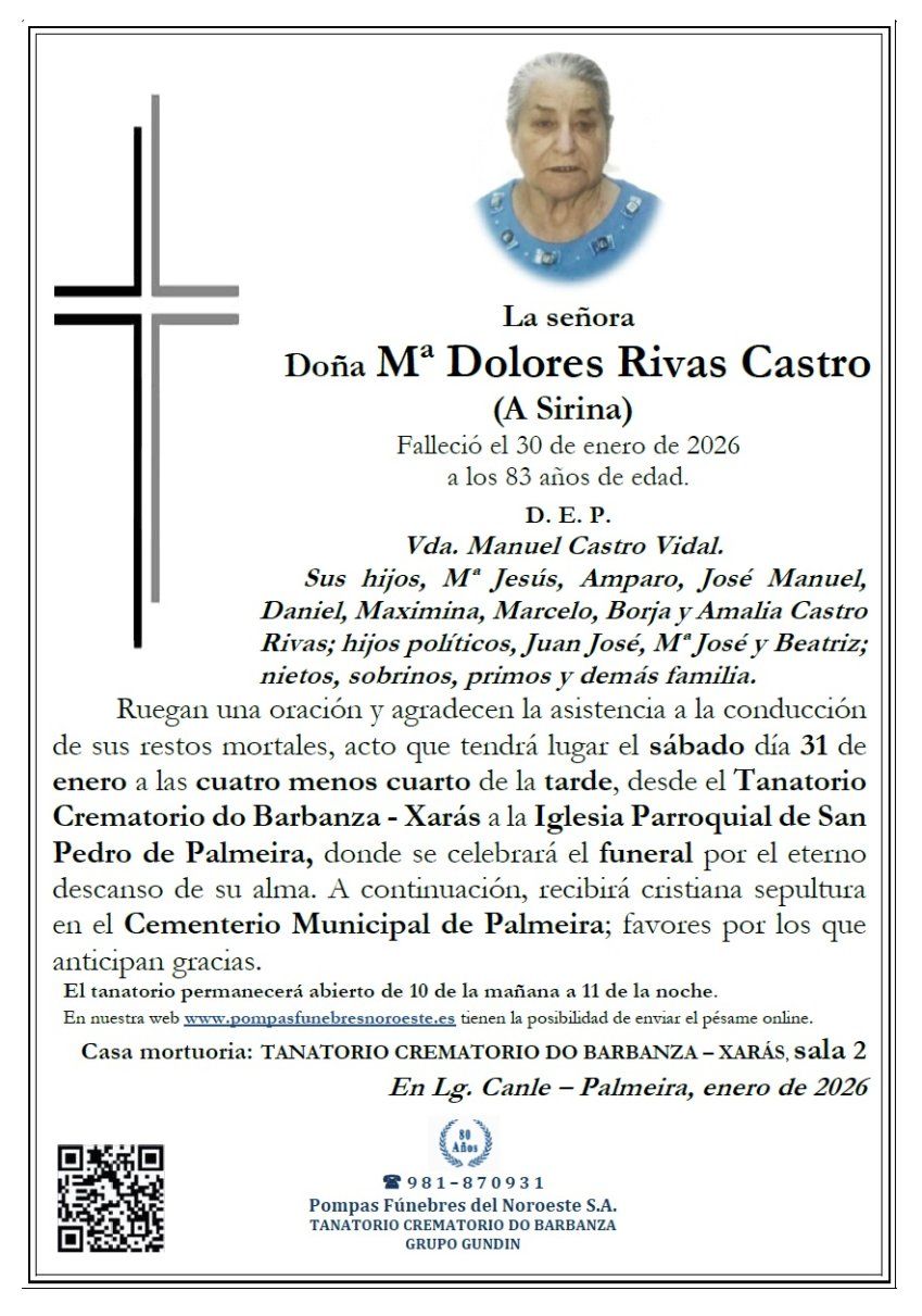 Rivas Castro, Maria Dolores