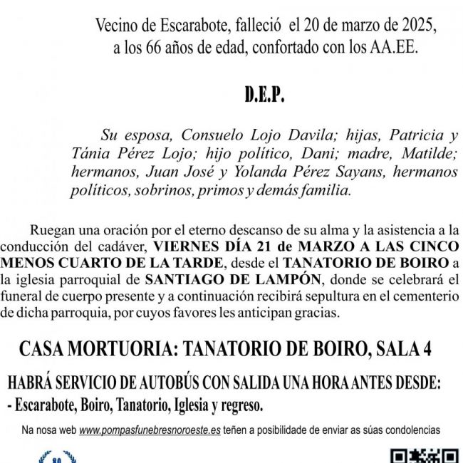 25 03 ESQUELA    ricardo perez sayans