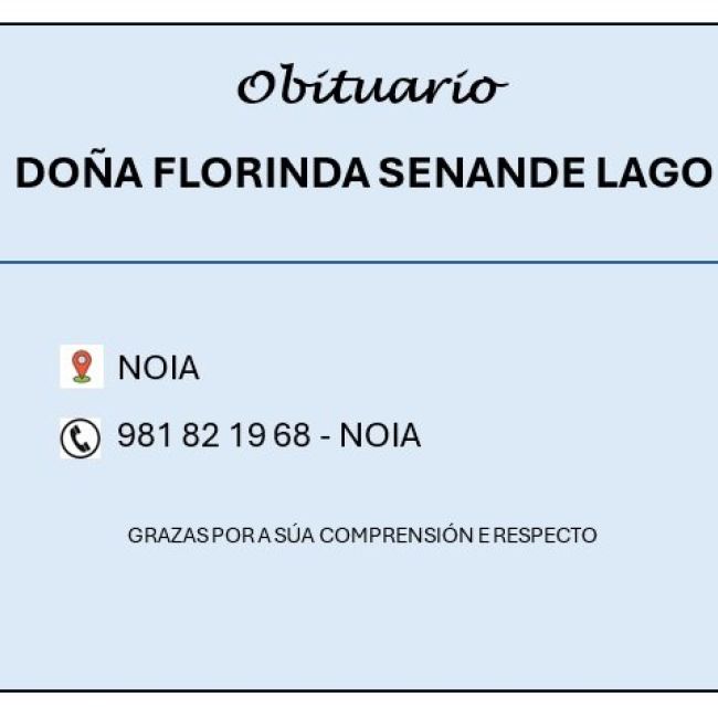 Senande Lago, Florinda