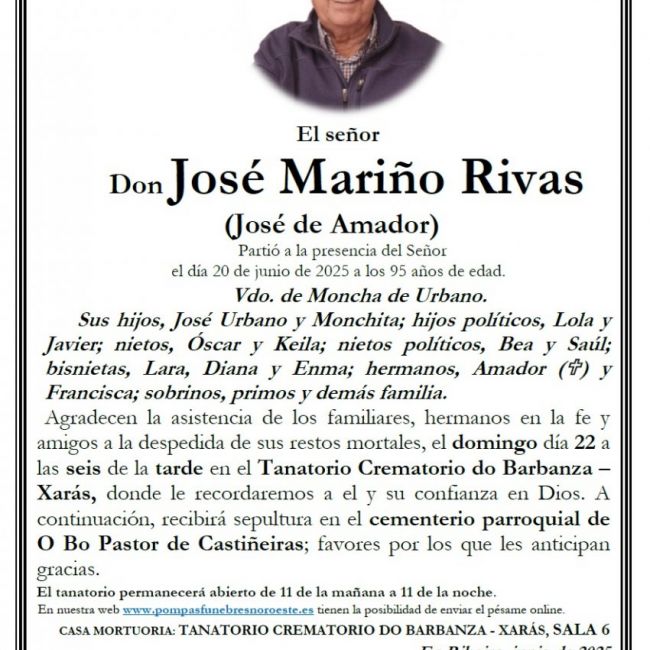 Mariño Rivas, Jose