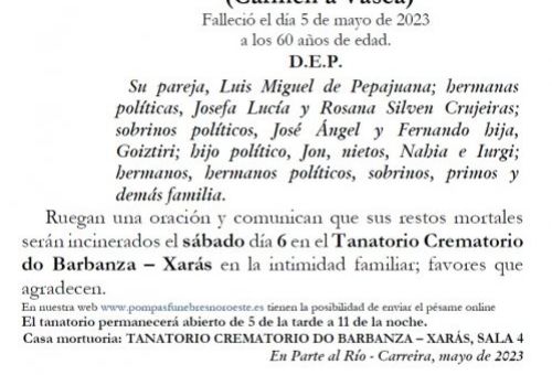 Perez de Nanclares Sancho, Maria Carmen
