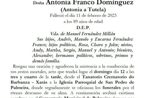 Franco Dominguez, Antonia